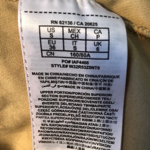 Guess Sultry Crochet Gold Dress - Picture 8 of 10